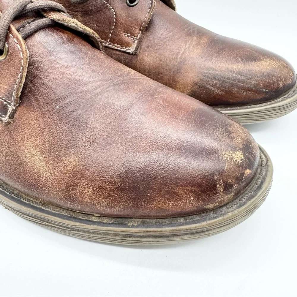 Bed Stu Men's Hoover Lace Up Chukka Boot Brown Distressed Size‎ 8.5 Minimalist